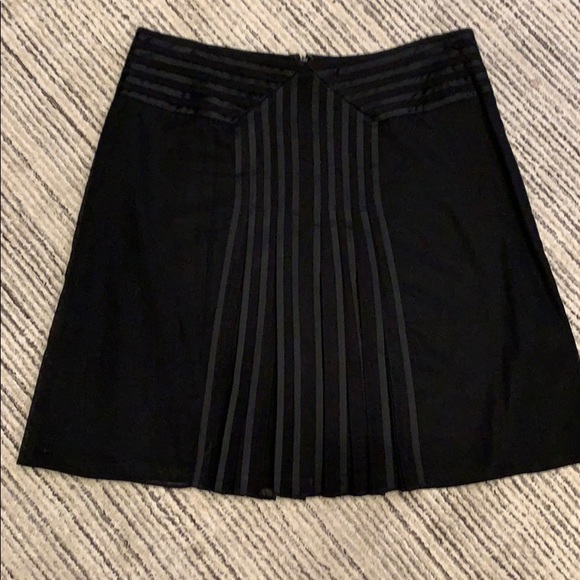 Elie Tahari silk and cotton A-Line Skirt - Picture 4 of 6